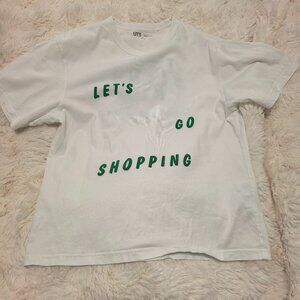 Let's Go Shopping Tee Soft Cotton Graphic Shirt